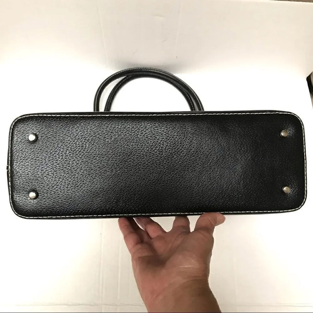 Kate‎ Spade two-tone pebbled leather Wellesley Rachel top handle shoulder bag